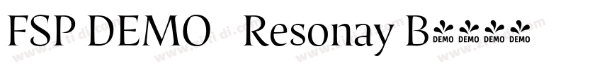 FSP DEMO   Resonay B字体转换